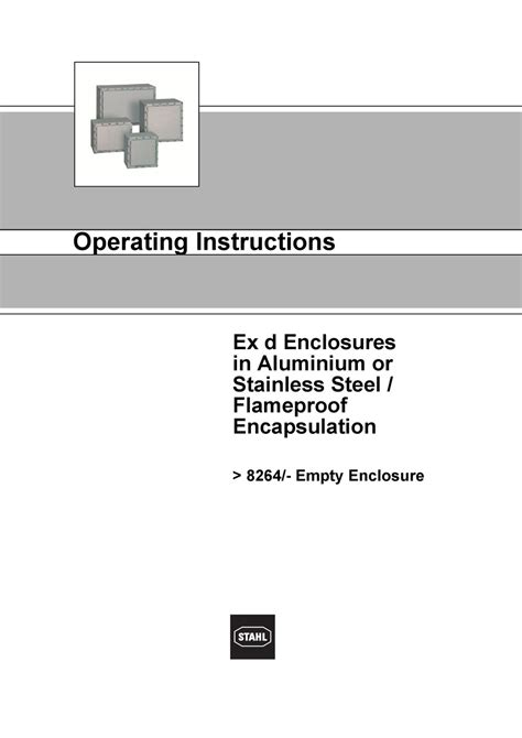 stahl 8264 operations manual